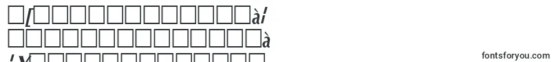 フォントOptanecompactBoldItalic – ベンガル文字